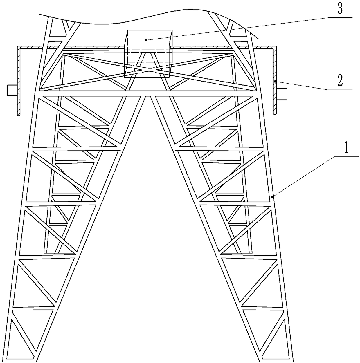 Power transmission tower slope and foundation monitoring and early warning method