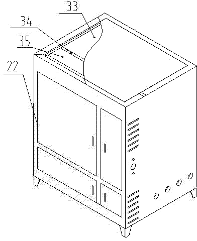 Medium-temperature solar-powered cool boiled water and hot water supplying efficient energy-saving equipment