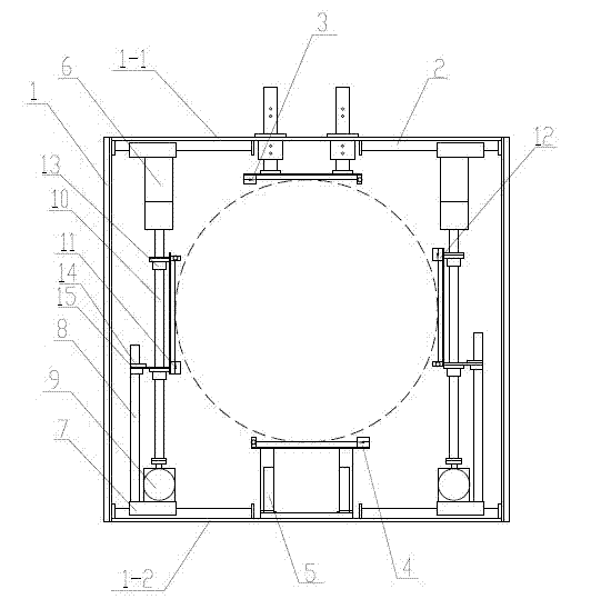 Automatic measuring device for circumference of spiral submerged-arc welding pipe