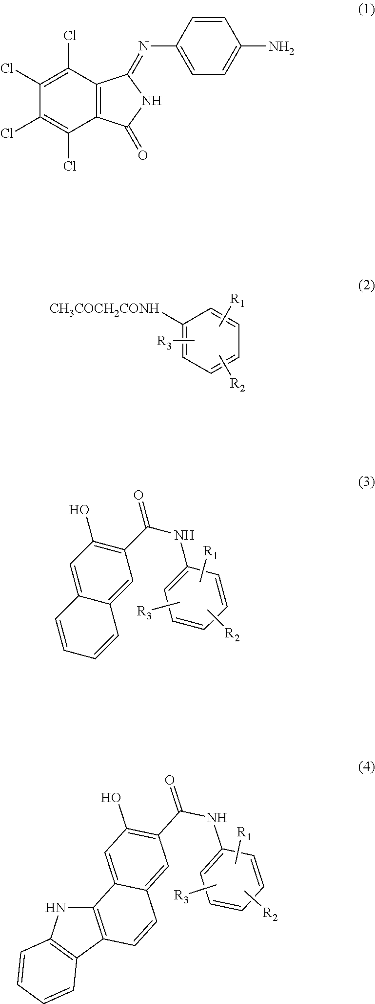 Near infrared-reflecting/transmitting azo pigment, method for manufacturing near infrared-reflecting/transmittingazo pigment, colorant composition using said azo pigments, item-coloring method and colored item