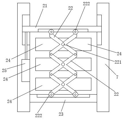 A rotary telescopic nitrogen cooling device and cooling method thereof