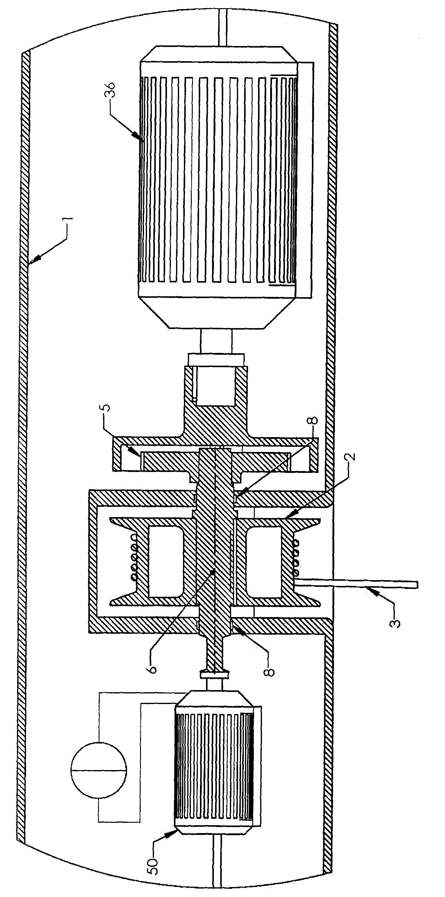 Wave power generating system with floating-body-based rope pulley