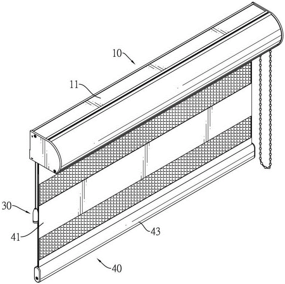 Dimming roller shutter device and installation method thereof