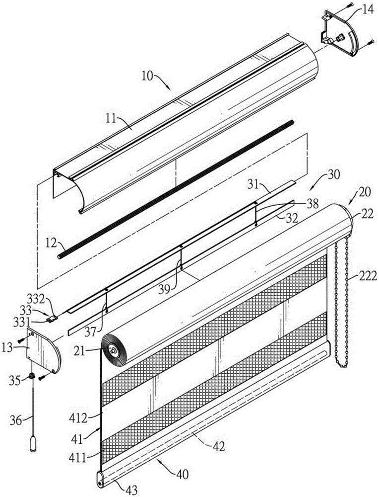 Dimming roller shutter device and installation method thereof