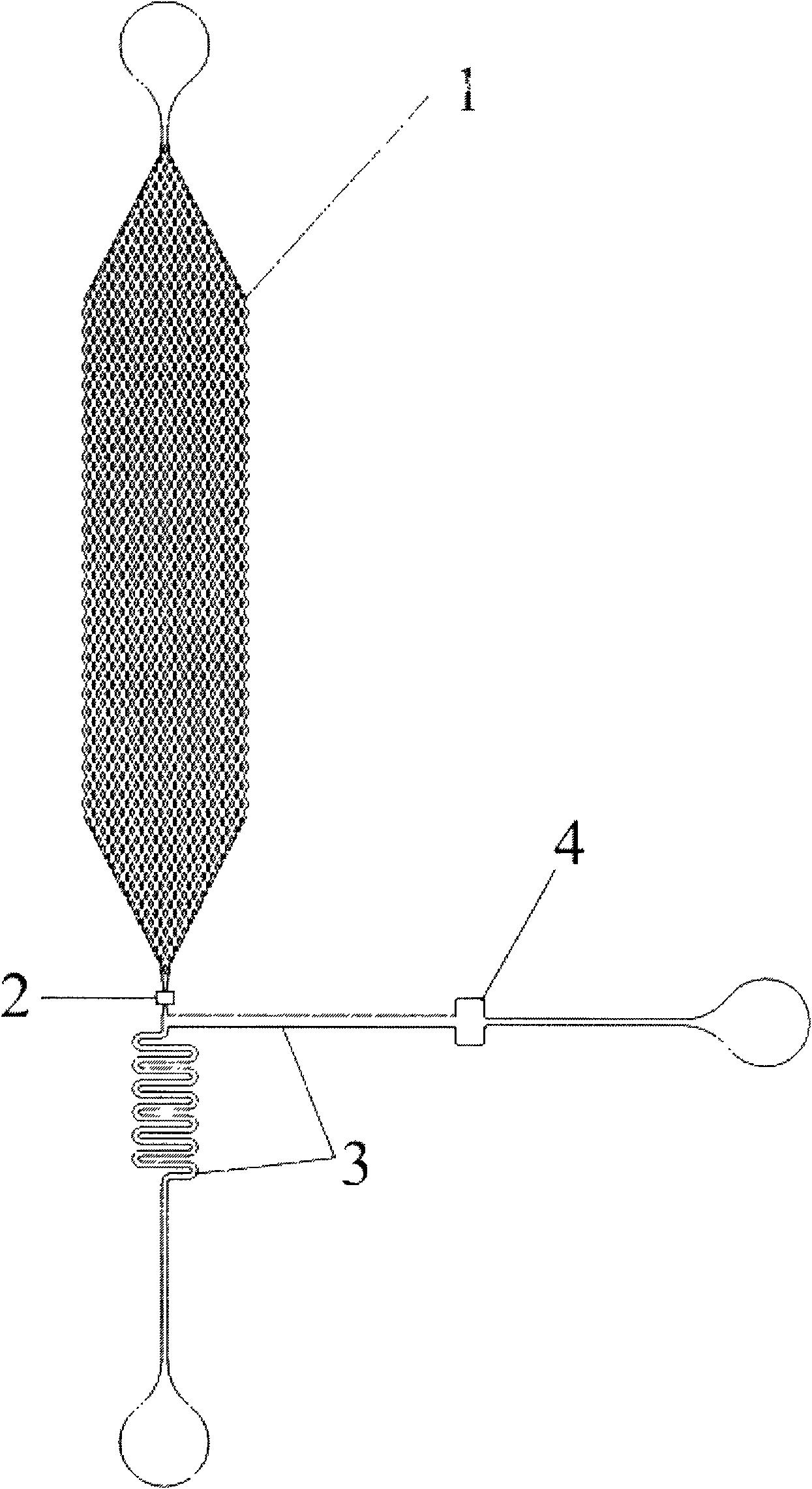 A micropump based on capillary action and its application method