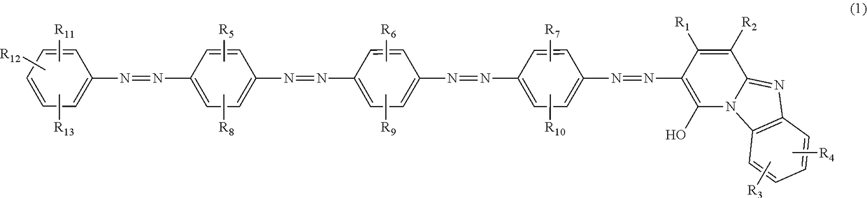 Azo compound, ink composition, ink jet recording method, and colored article