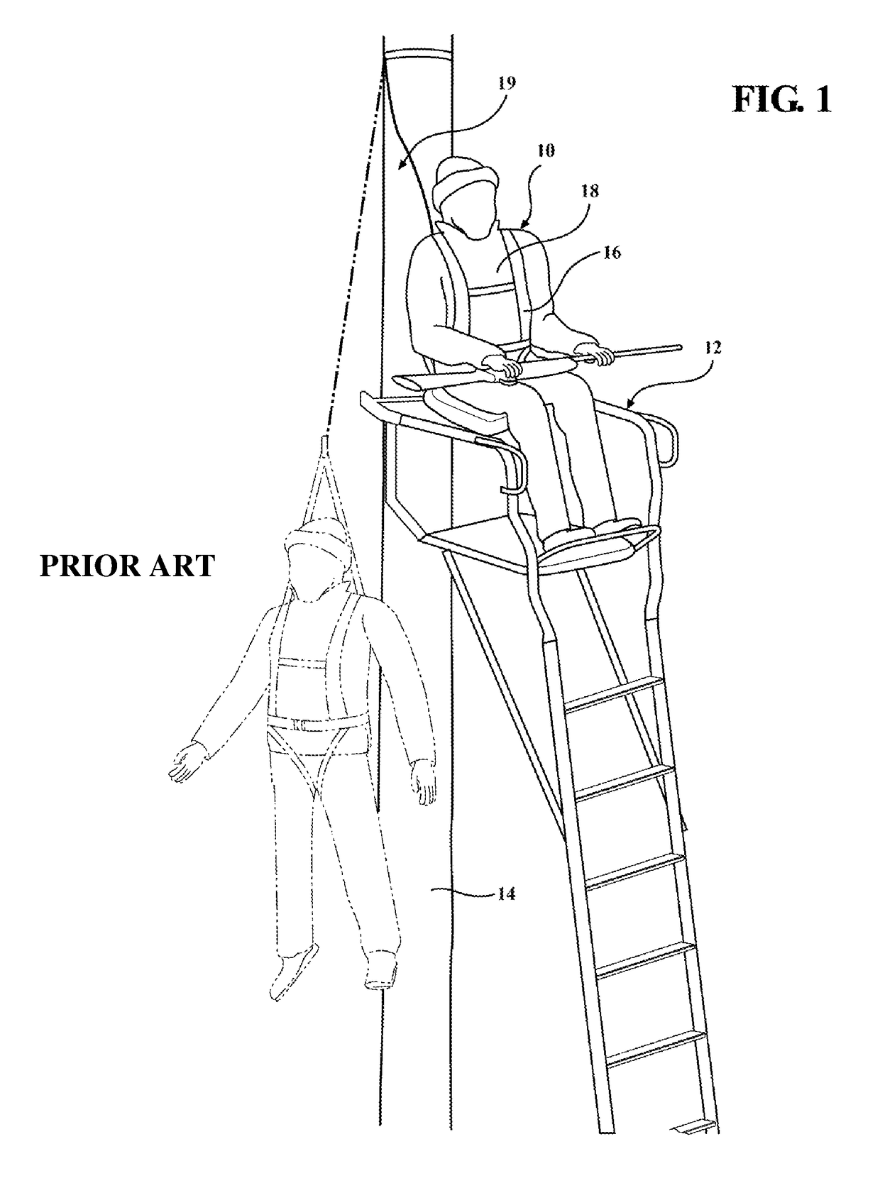 Head harness for tree-stand users