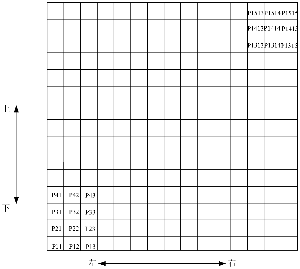 Motion detection structure and motion detection method applied to CIS