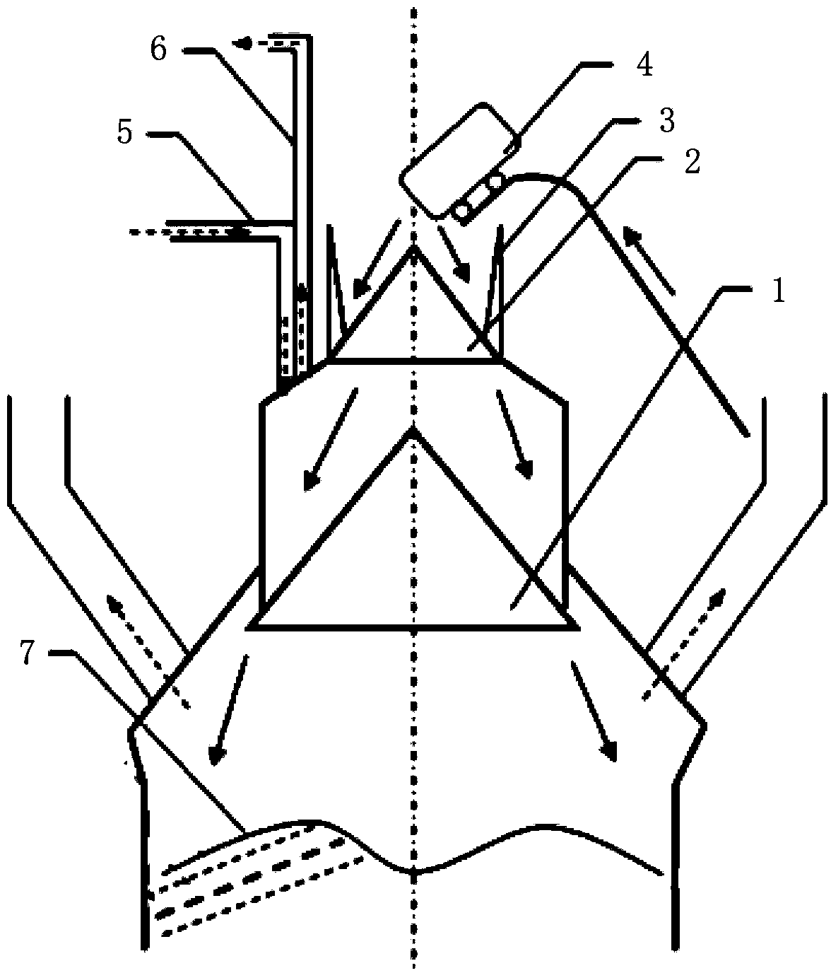 Bell type blast furnace smelting method by using small-size sinters