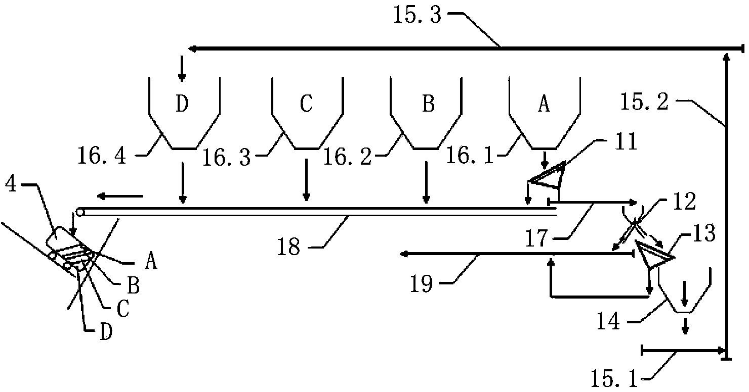 Bell type blast furnace smelting method by using small-size sinters