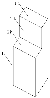 Technological cover plate of combined structure and preparation method