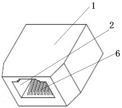 Network tee joint integrated with network cable and telephone line