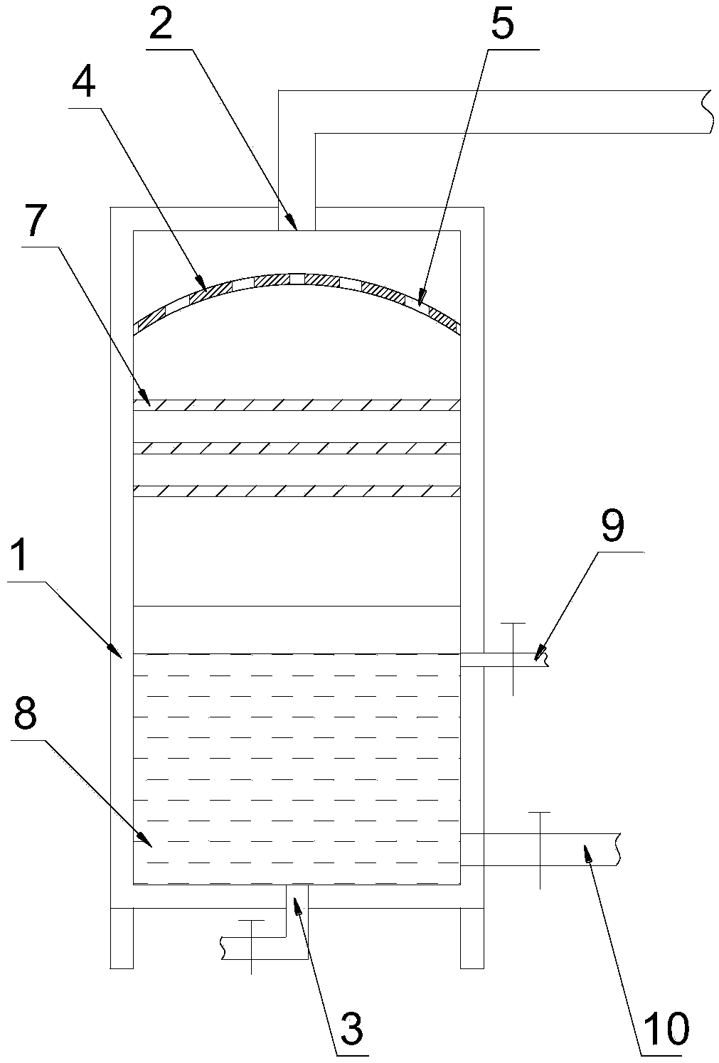 Equipment for recovering cooling liquid for machining tool