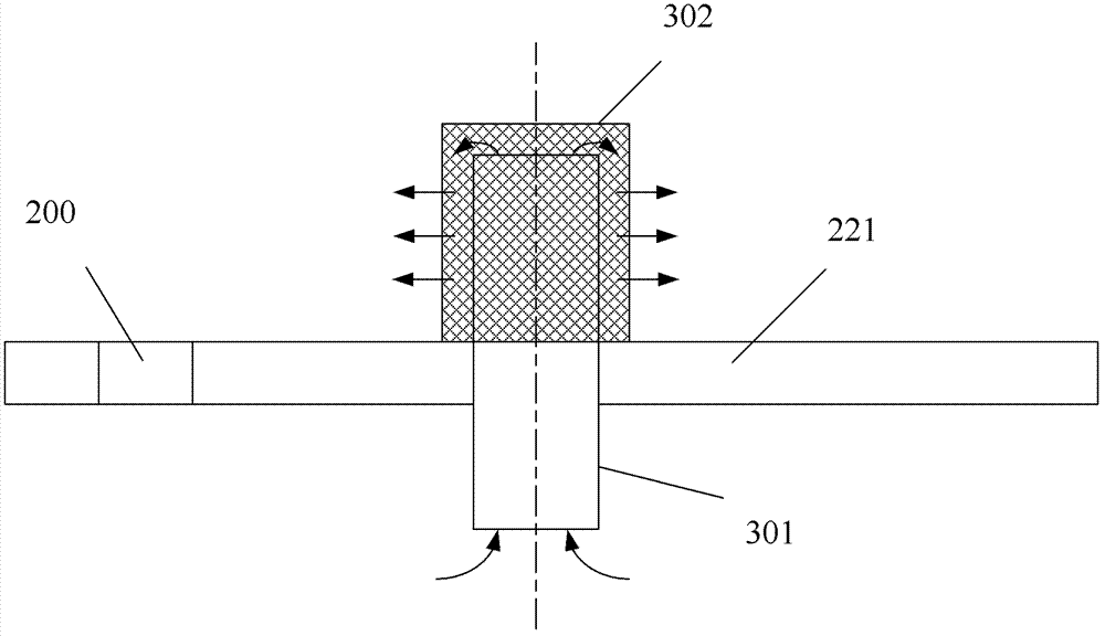 Fixed bed adsorbing device for basic oil