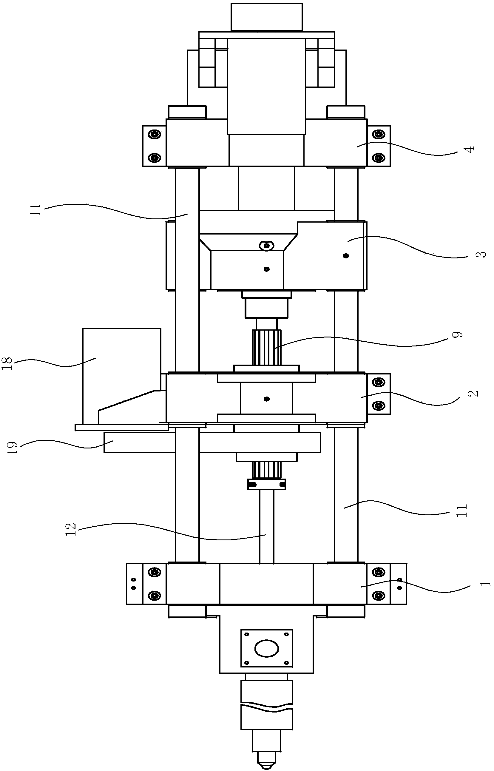 Electric injection device for injection molding machine