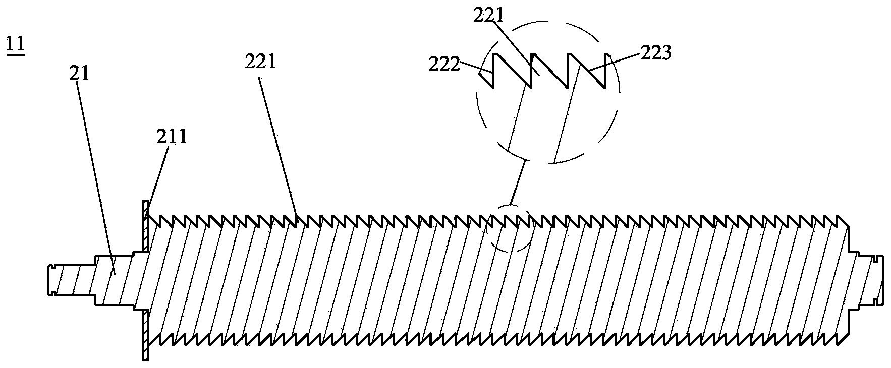 Interlink knife paper shredder equipped with cutting-type transverse paper shredding mechanism