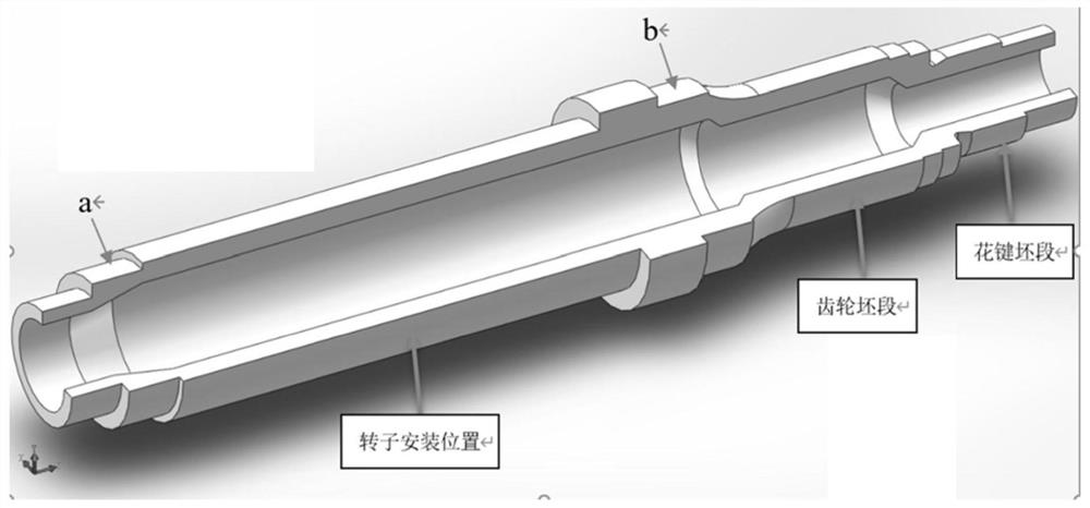 Multi-objective optimization design method for inner diameter structure of hollow stepped shaft