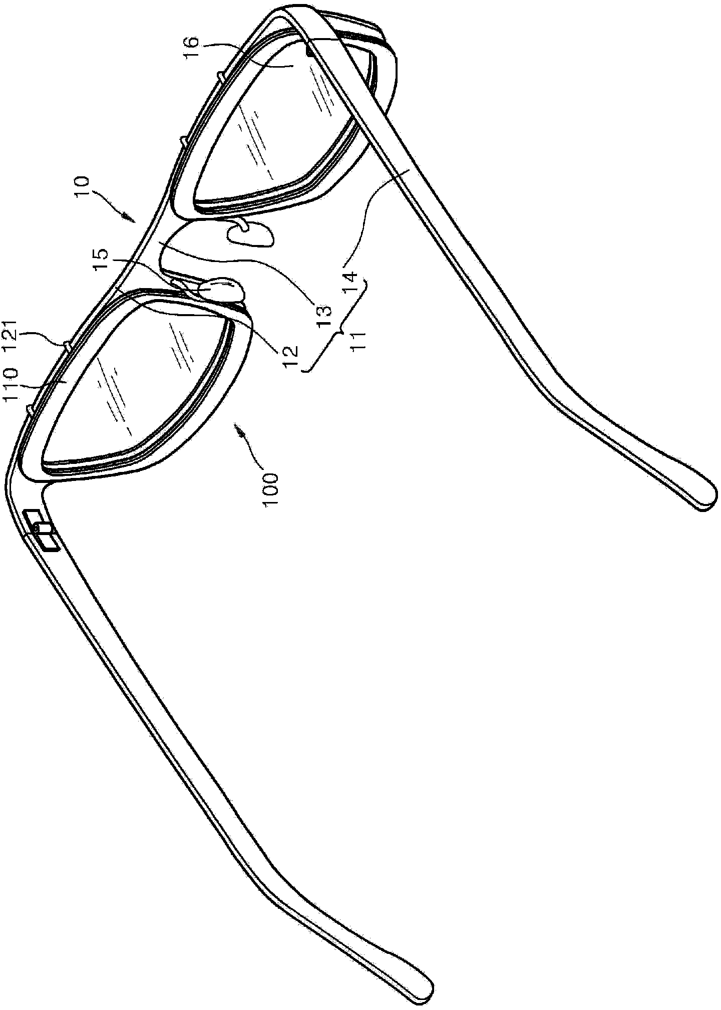 Drug carrier device attachable to glasses