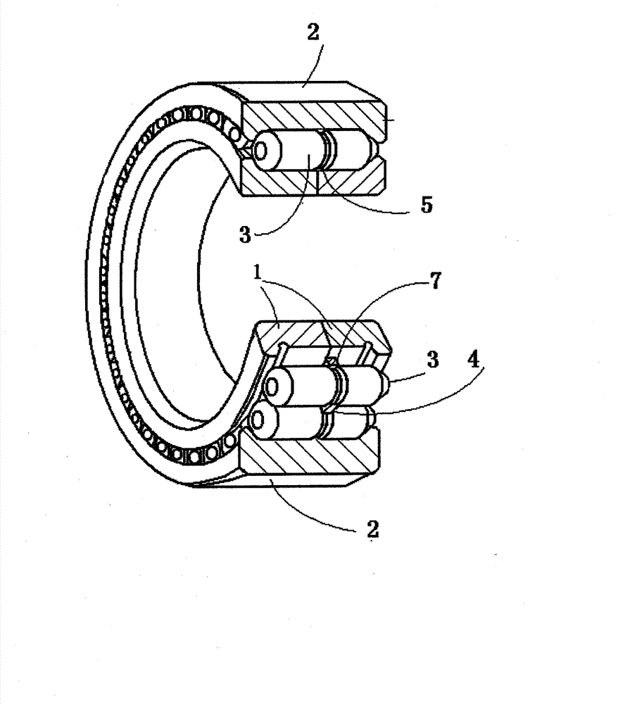 Mute barbell roller bearing