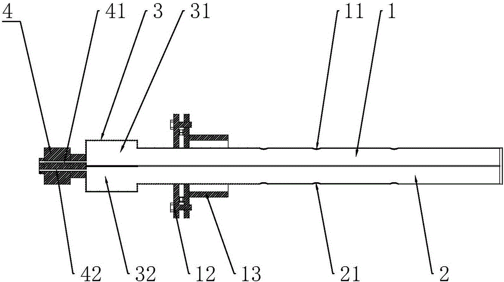 Whole-section flow measurement device for circular pipeline