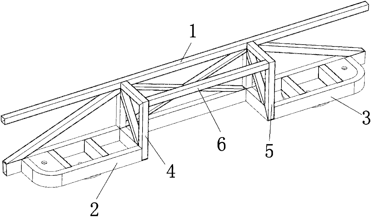 A passenger car beam assembly