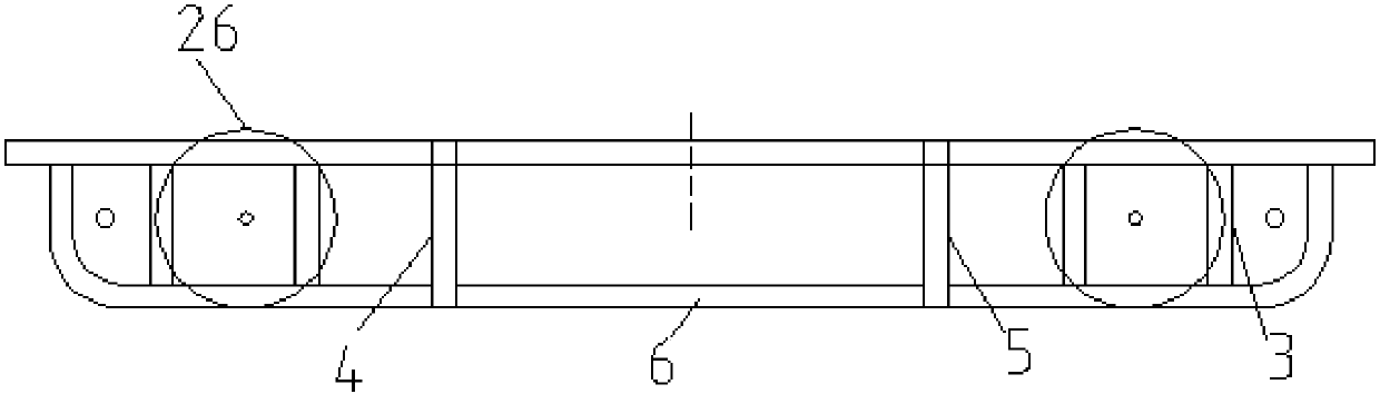 A passenger car beam assembly