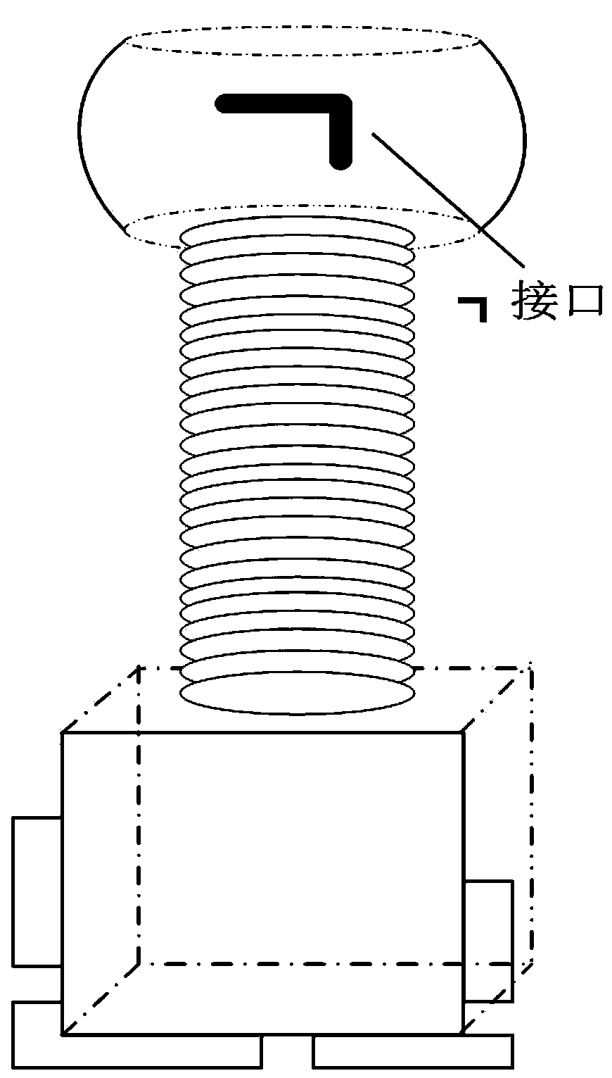 Novel test and operation wire hanging rod
