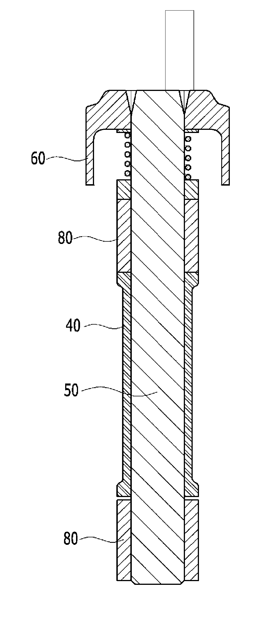 Exhaust gas recirculation valve device for vehicle