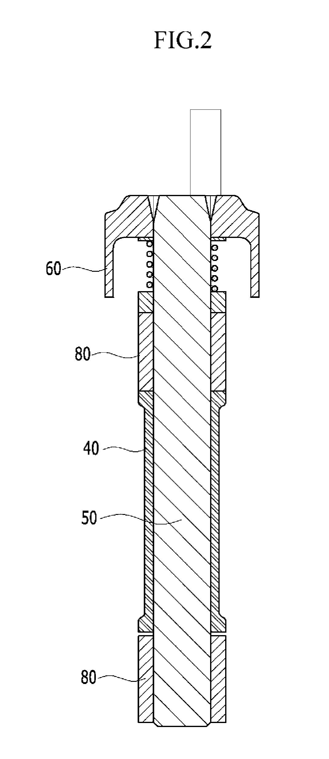 Exhaust gas recirculation valve device for vehicle