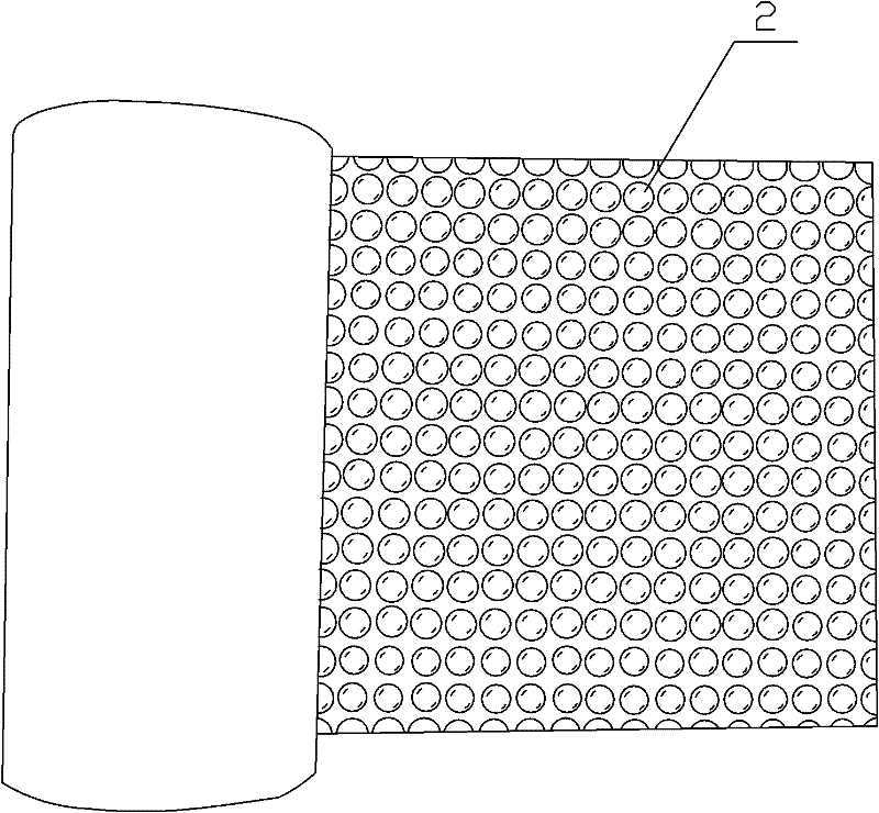 Environment-friendly and shockproof papery packaging film and preparation method thereof