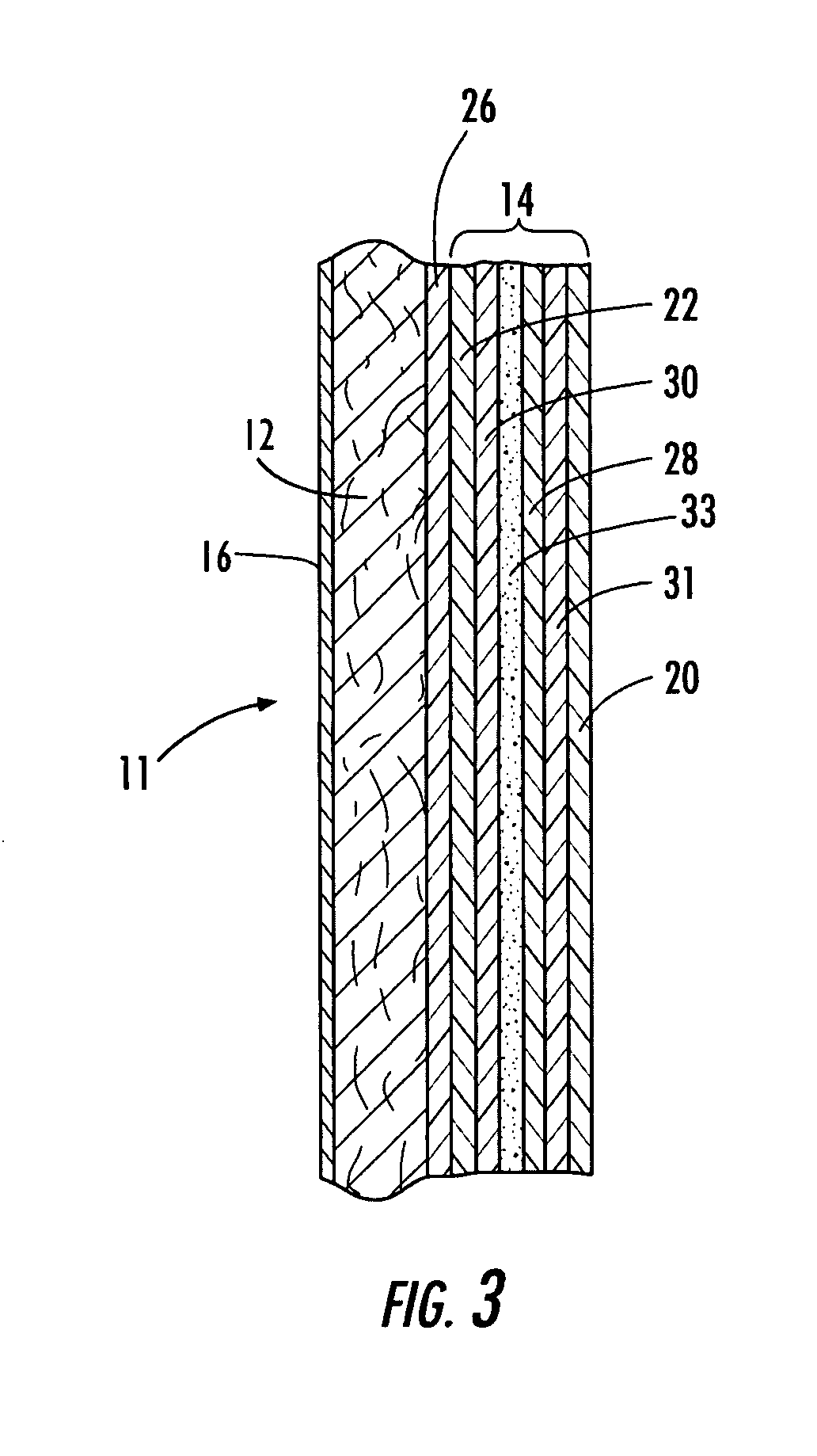 High-barrier liner for beaded composite can
