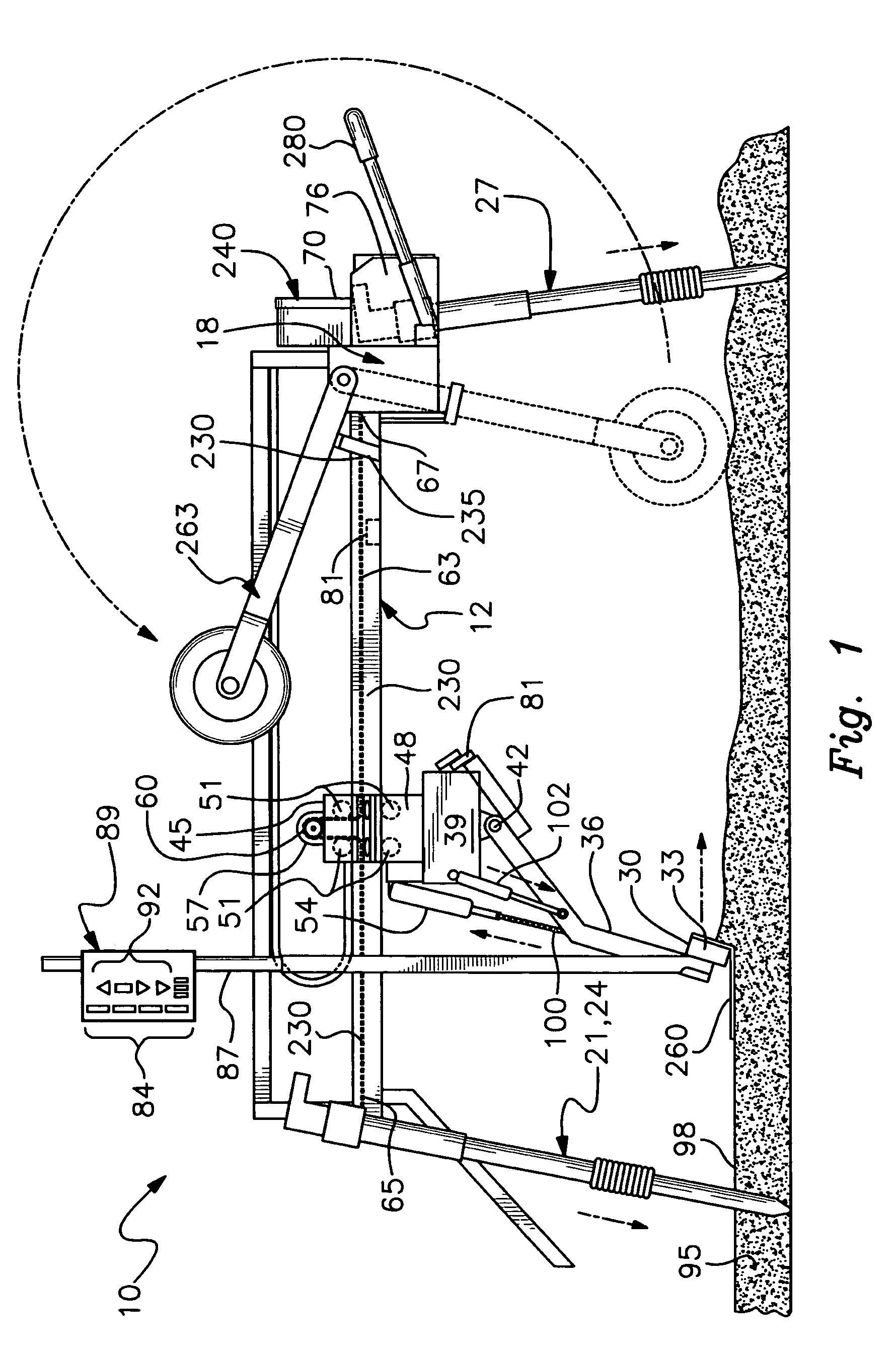 Lightweight self-leveling automatic screed apparatus
