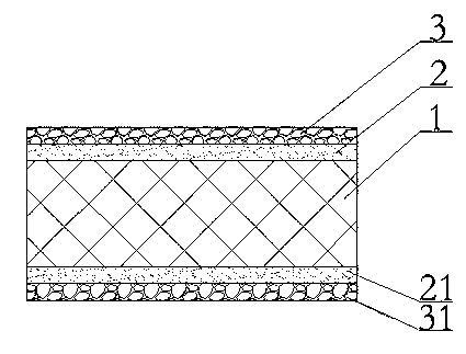 Modified phenolic aldehyde composite insulation board and preparation method thereof