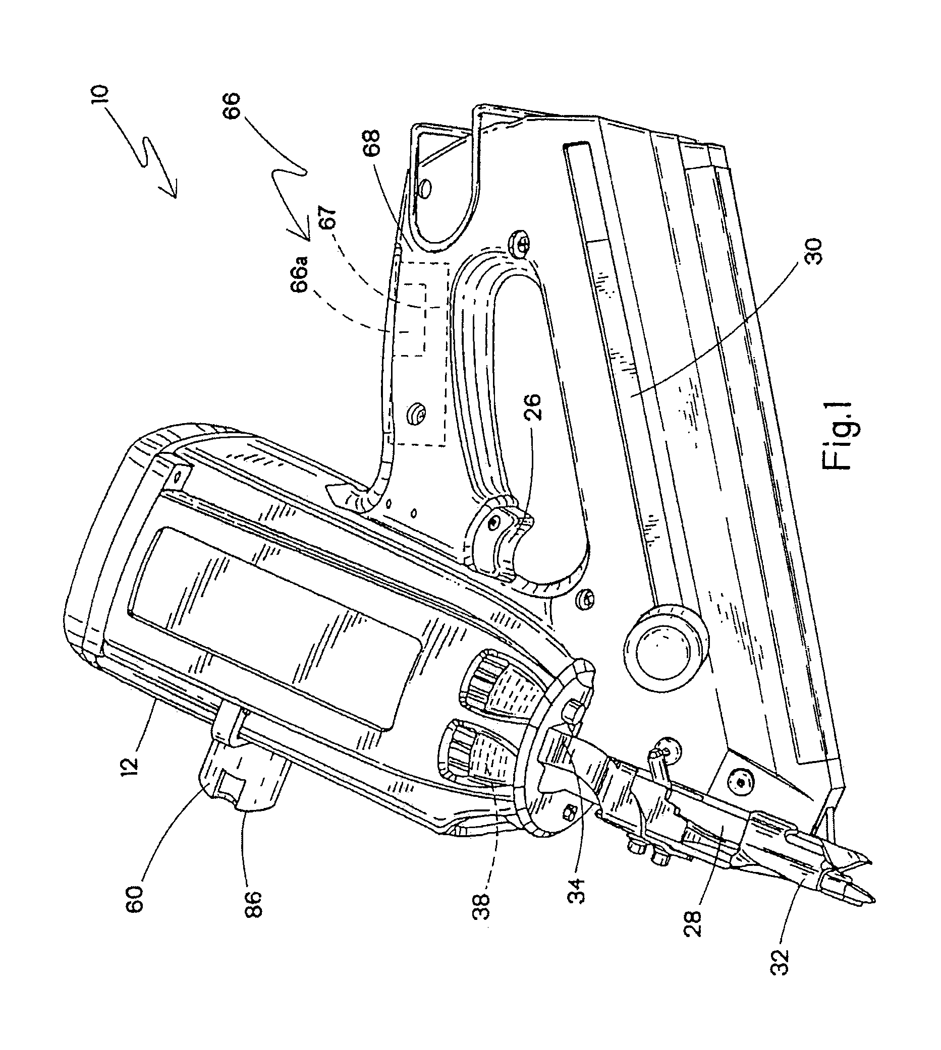 Combustion chamber distance control combustion-powered fastener-driving tool