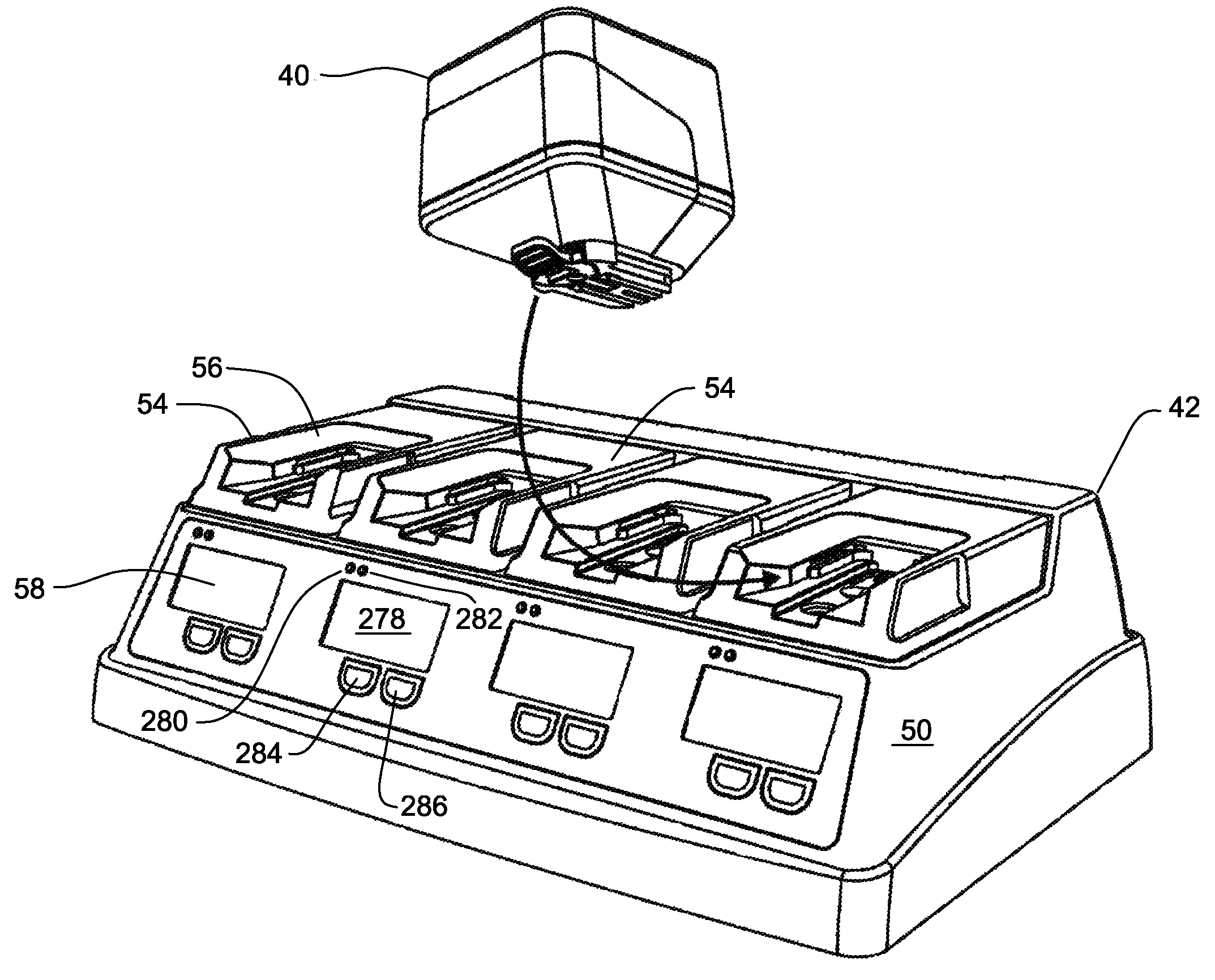 System and method for managing the operation of a battery powered surgical tool and the battery used to power the tool