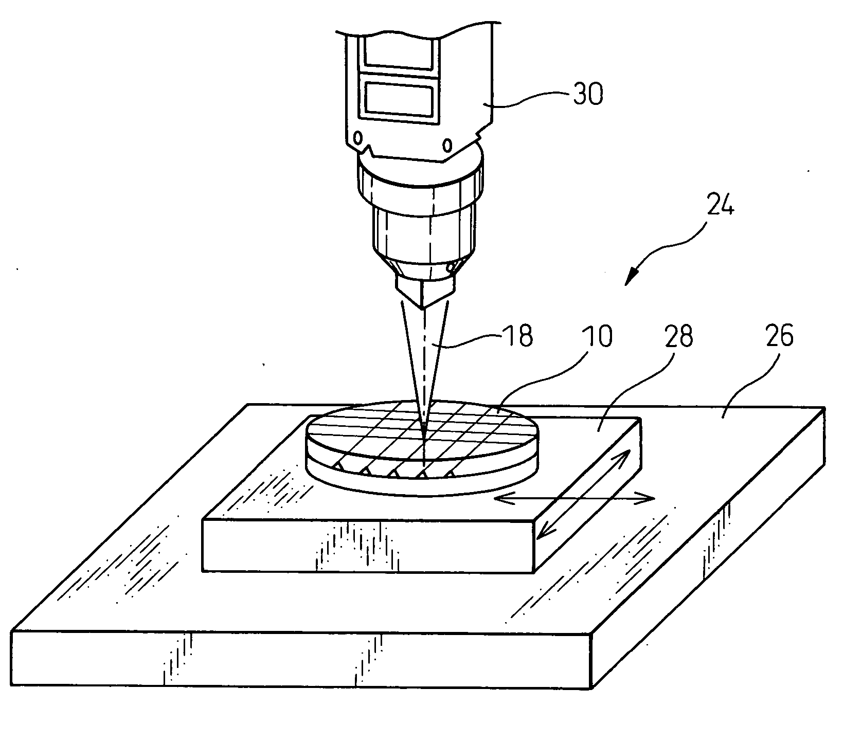 Method of cutting laminate with laser and laminate