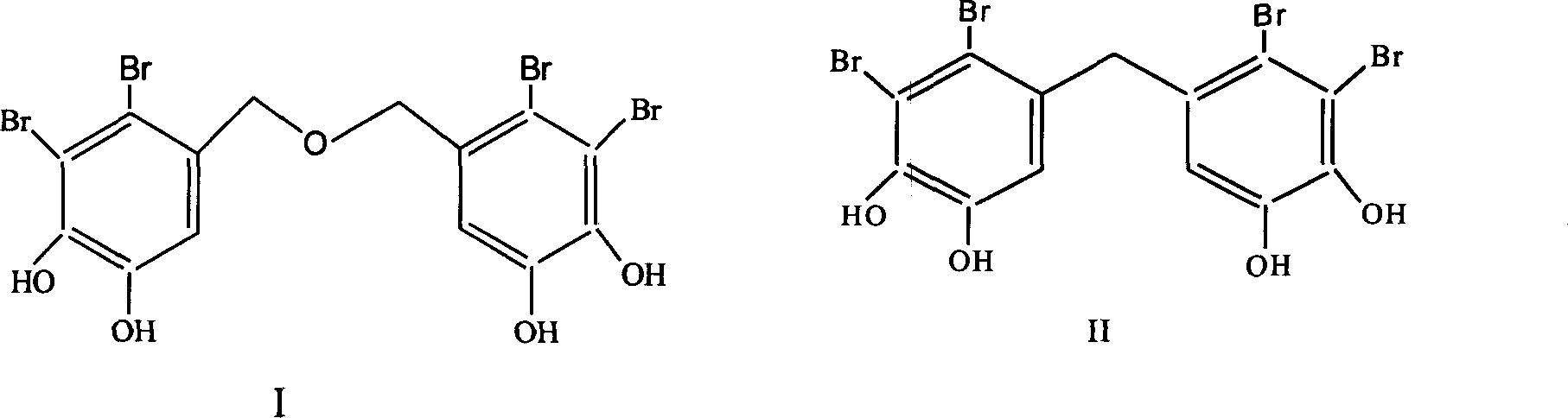 Use of bromphenol compound in protein-tyrosine phosphonatease inhibitor