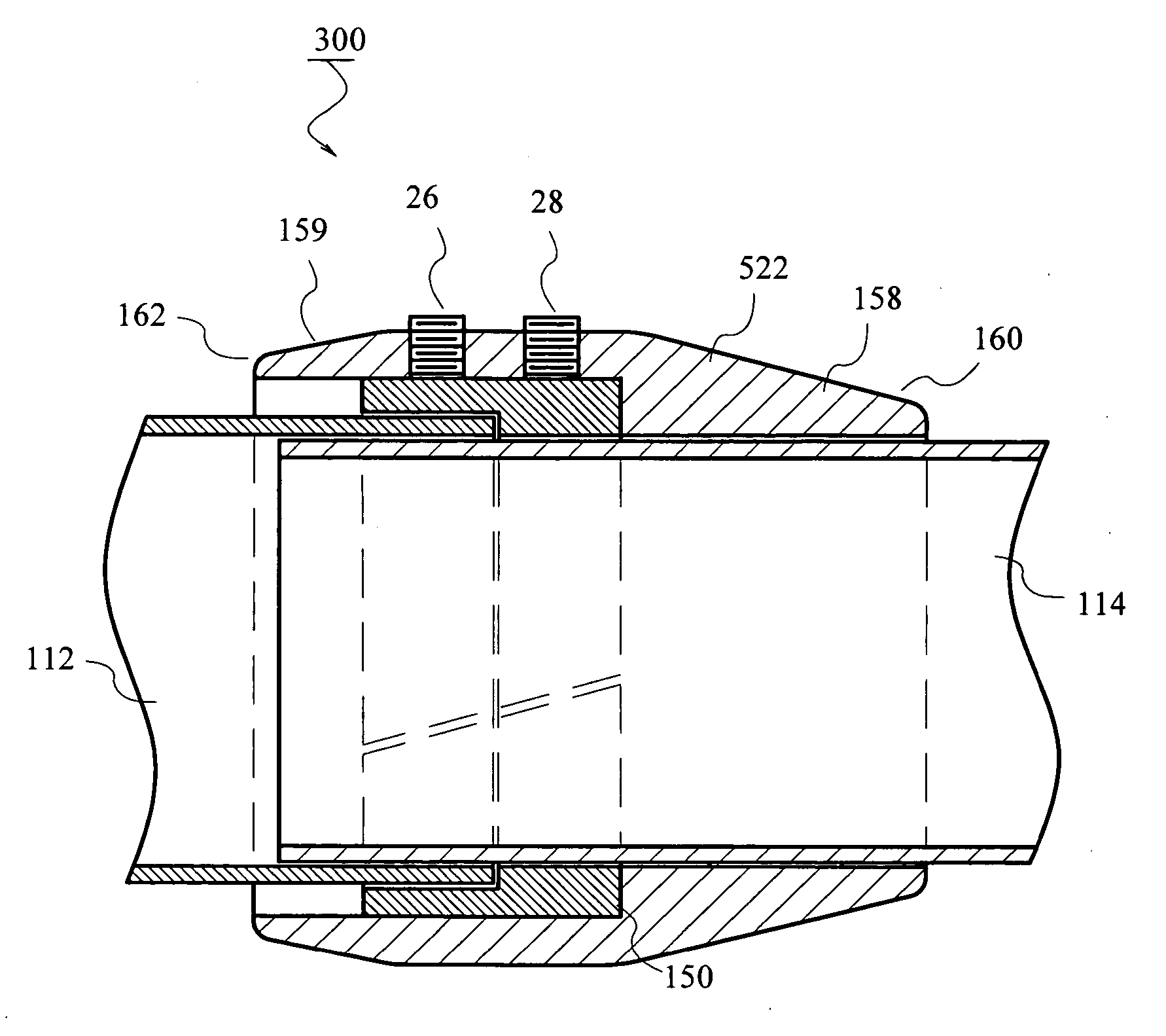 Device and method for making and using a pipe coupling device