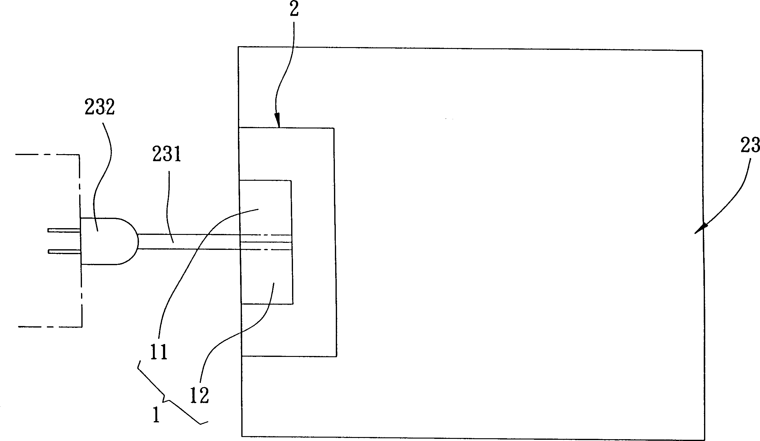 Device using magnetic field wave pattern as transmission signal