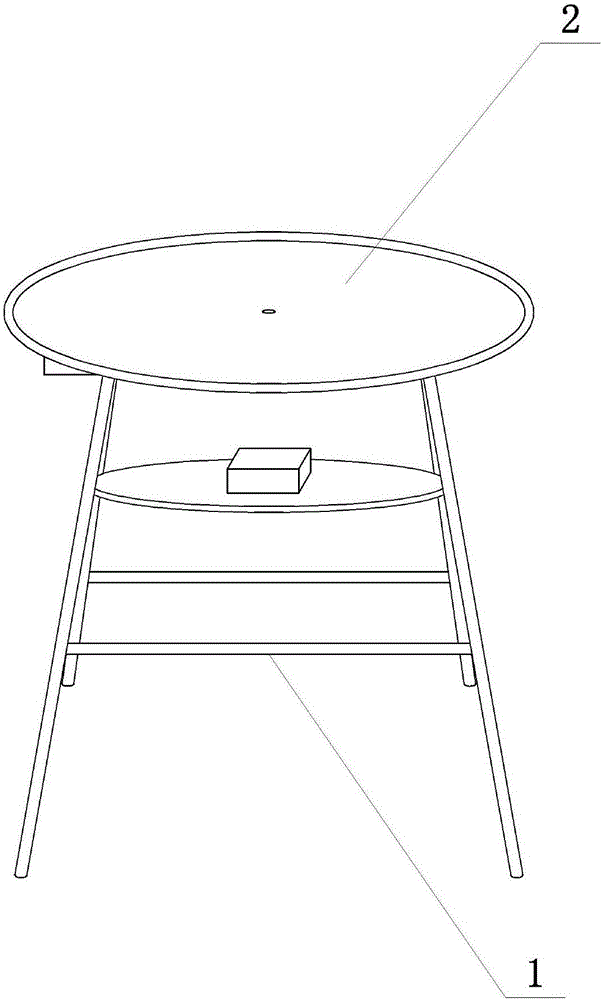 Ground positioning marking device for aerial shooting measurement of middle/low-altitude aircraft