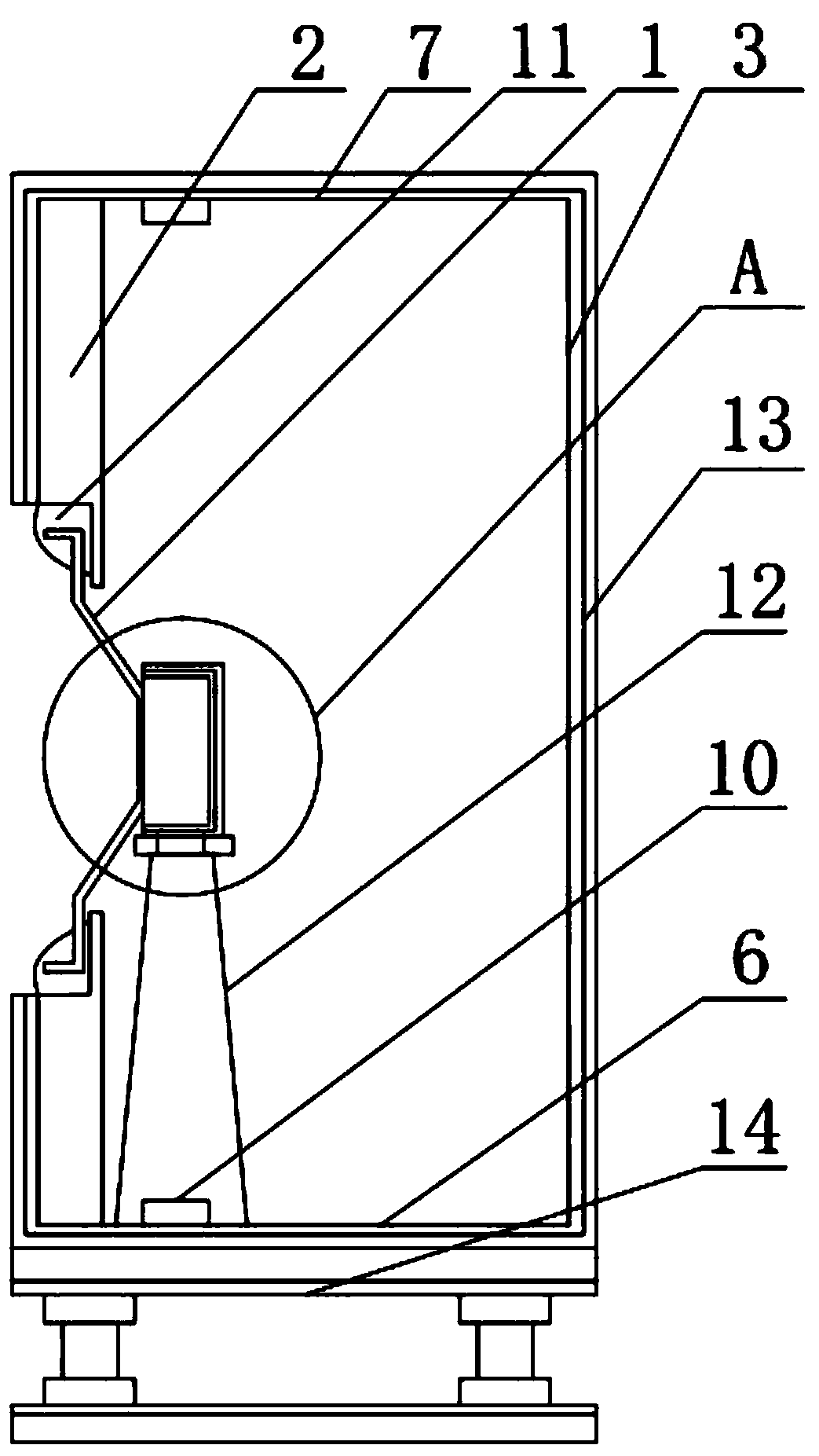 A vibration damping speaker