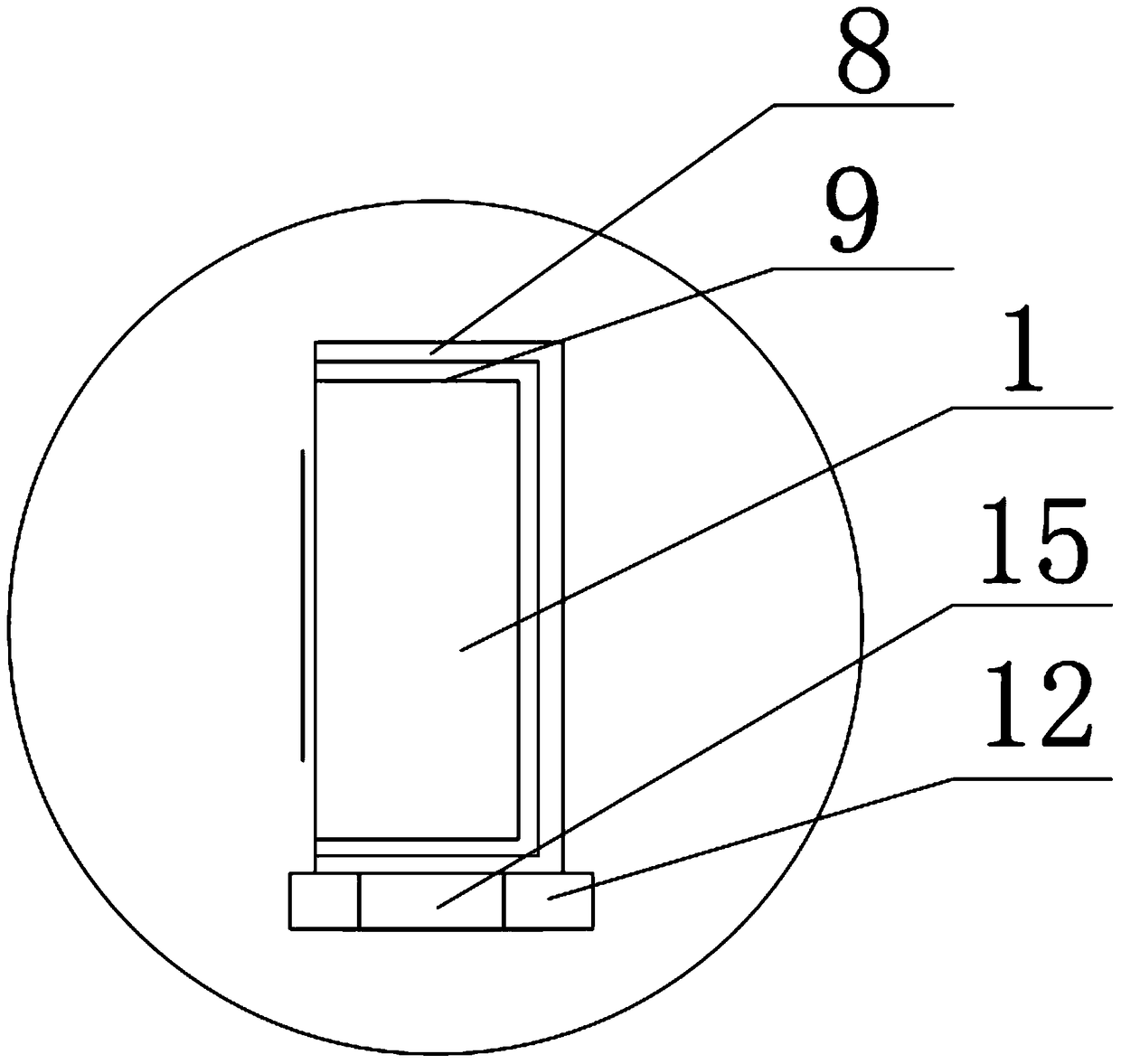 A vibration damping speaker