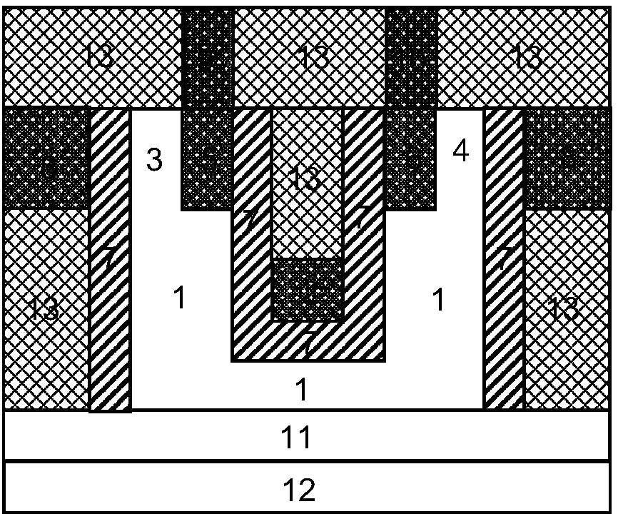 Double-sided-folded gate-controlled source/drain double tunneling type bidirectional conductive transistor and manufacturing method thereof