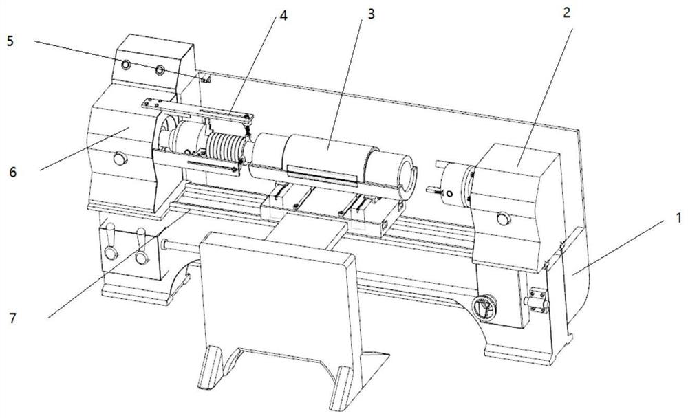 Assembly device for magnetic damping shock absorber