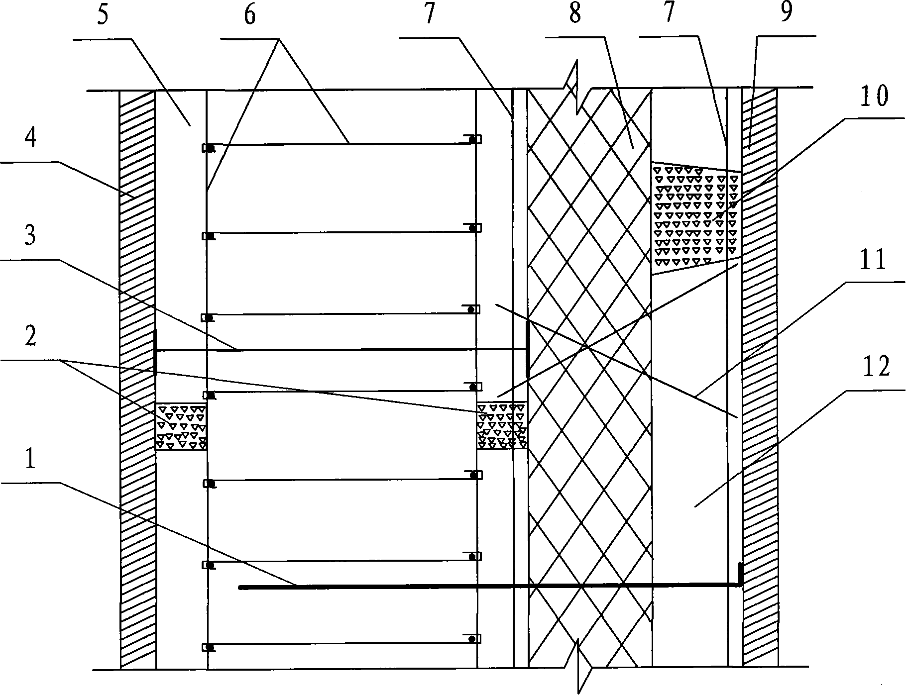 Construction method for embedding thermal insulation in concrete structure exterior wall surface
