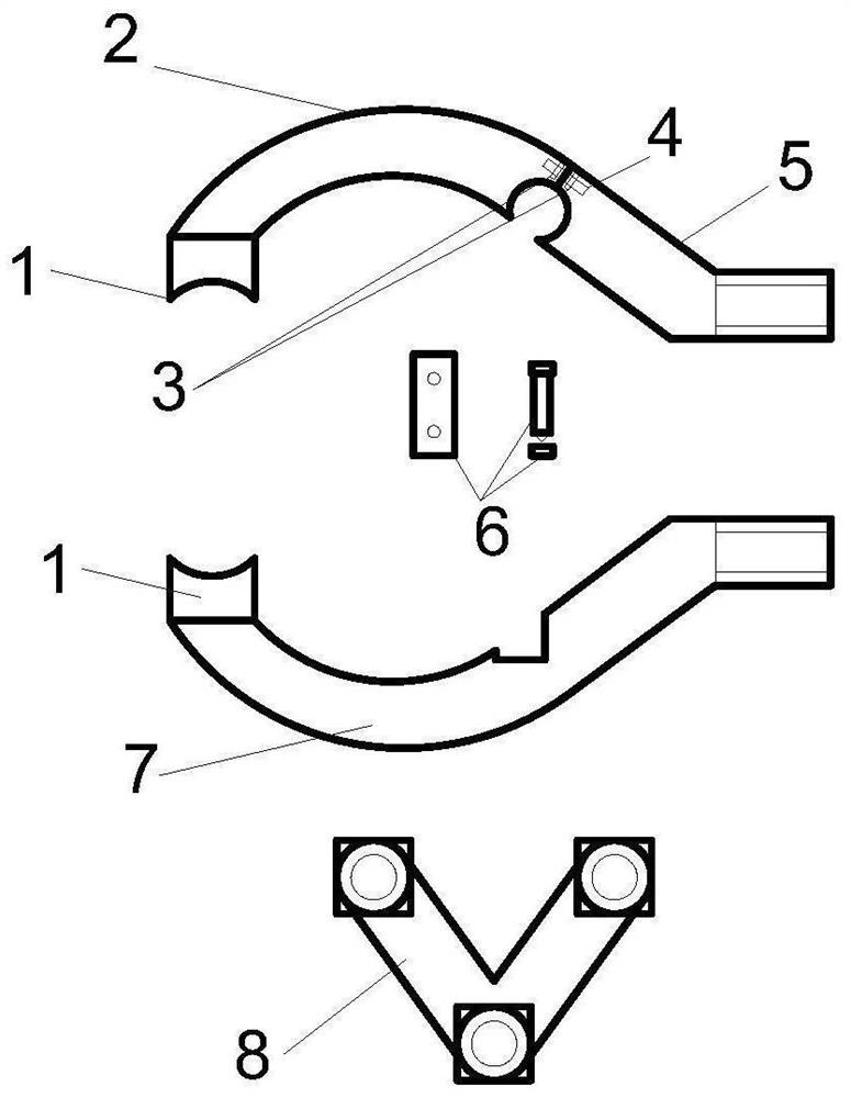 Integrated clamping and fastening mechanism for optical lens