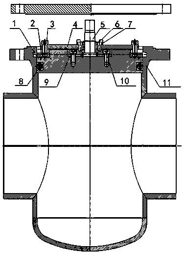 Inner-locking type tube fitting of connecting rod structure device