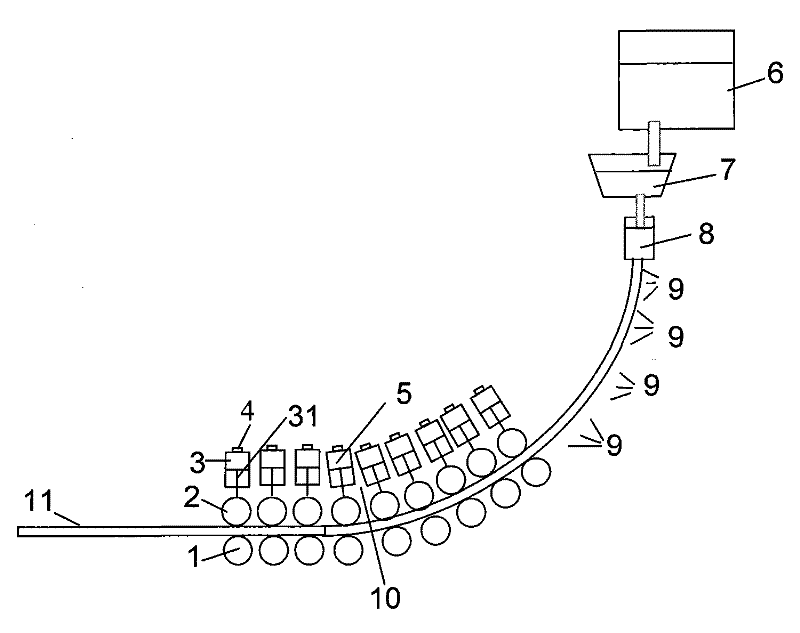 Roll gap control method for soft reduction technology for continuous casting