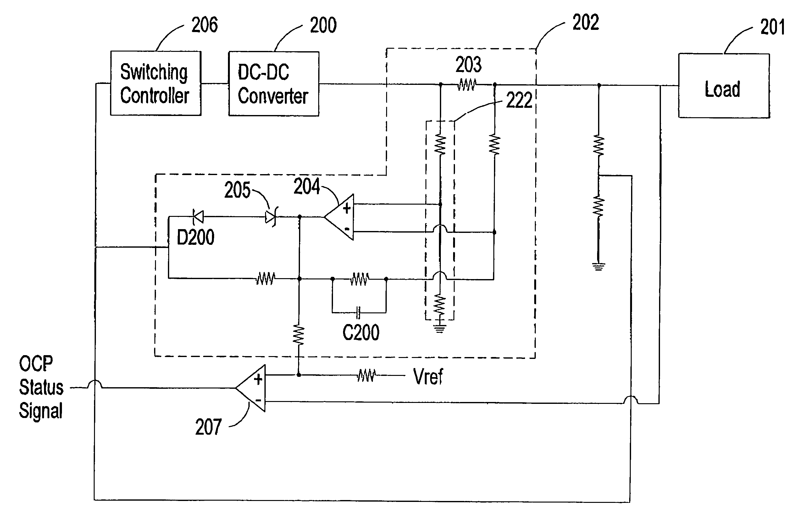 Parallel power supply with active droop current sharing circuit having current limiting function