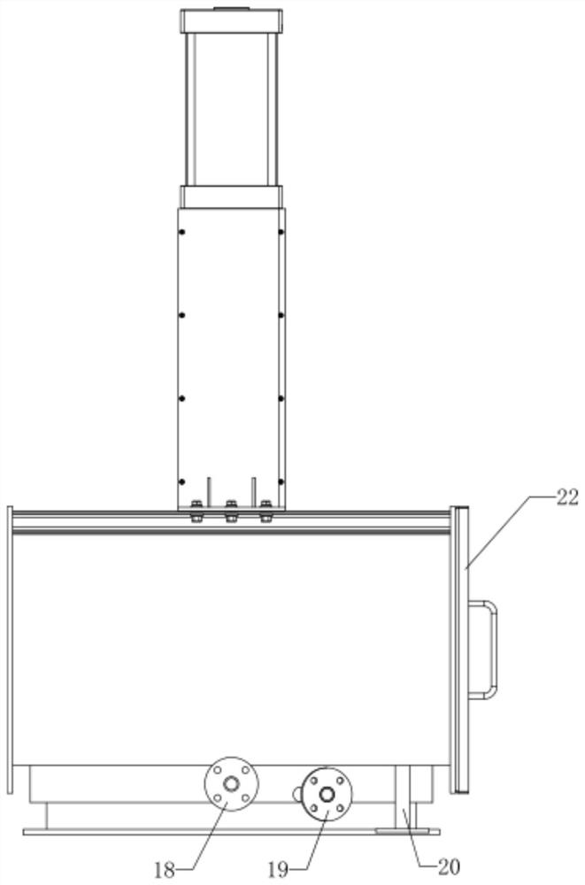 Poppet valve device for improving RTO sealing performance